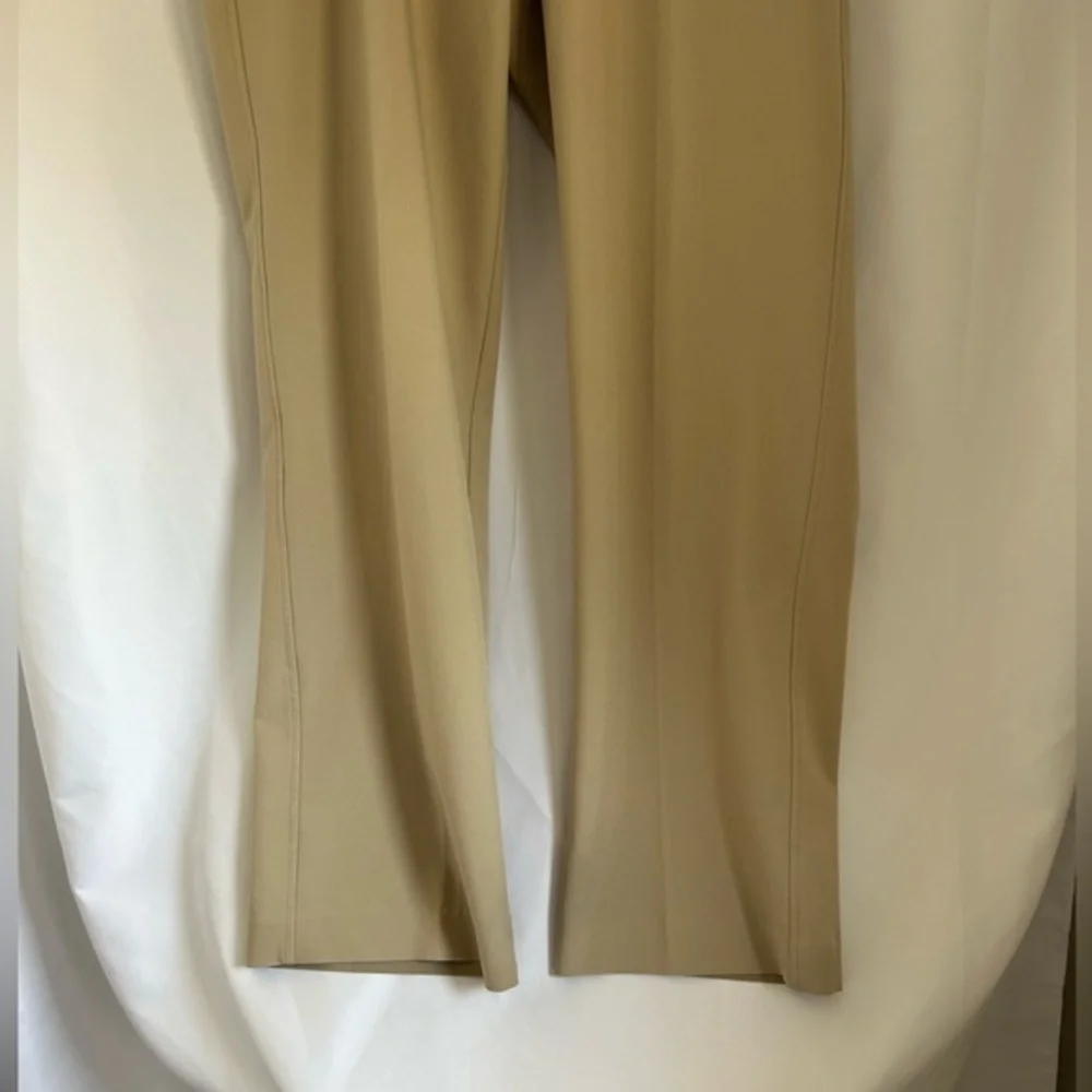FootJoy Mens‎ Pants Beige 35x32 Stretch Polyester Chino Golf Flat Front Pants
